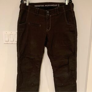 Dovetail Workwear Day Construct Brown Denim Pants Women’s 12 / 30 inseam